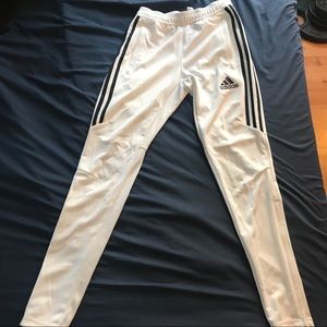 White Adidas Track Pants